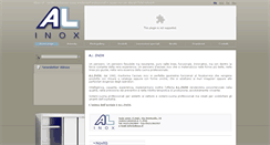 Desktop Screenshot of alinox.it